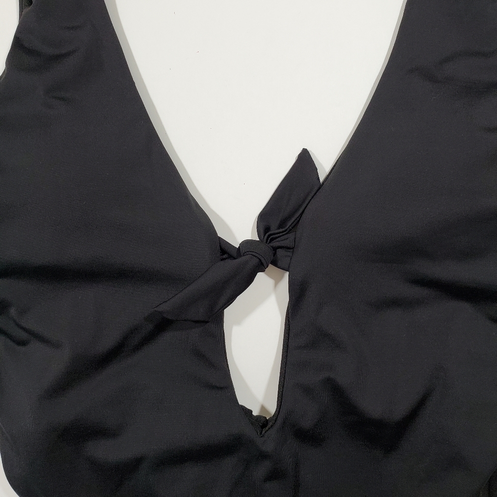 NWT Bikini Lab Plunge Bow Front One Peice Swimsuit - Picture 4 of 13